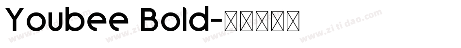 Youbee Bold字体转换